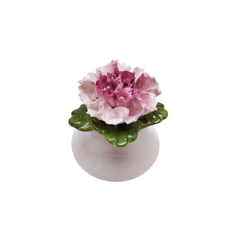 Aynsley Porcelain Rose and Carnation Flower Salt and Pepper Pots