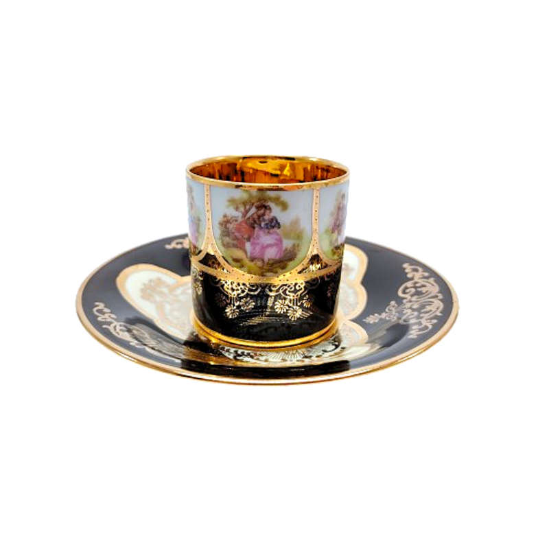 Tirschenreuth Love Story artwork Demitasse Cup and saucer