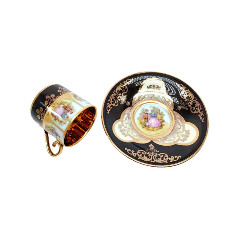 Tirschenreuth Love Story artwork Demitasse Cup and saucer