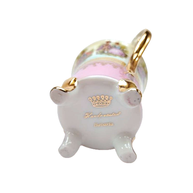 Bavarian Love Story artwork Demitasse 4 Footed Cup and saucer