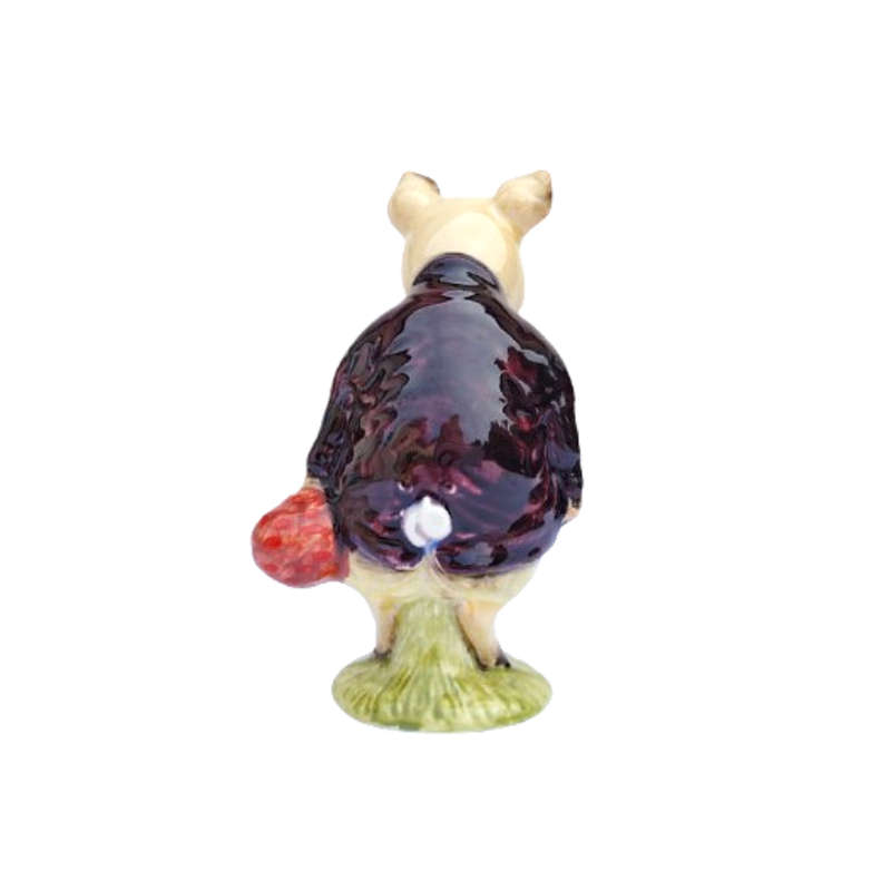 Beswick Beatrix Potter Pigling Bland Figurine Purple Jacket