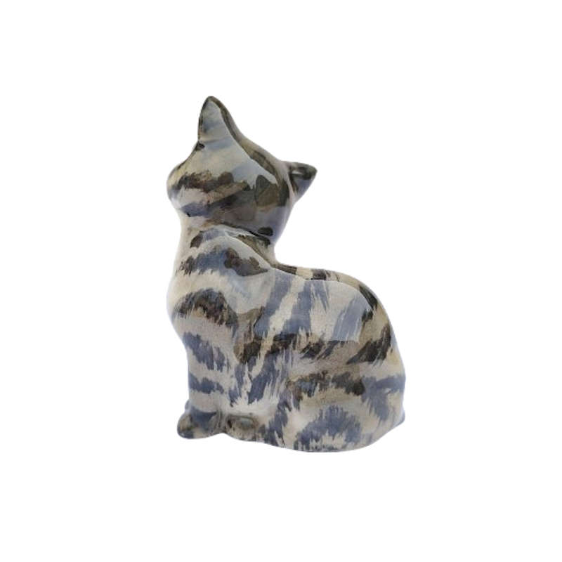 Beswick Cat Kitten Grey Tabby Sitting Figurine HN1436