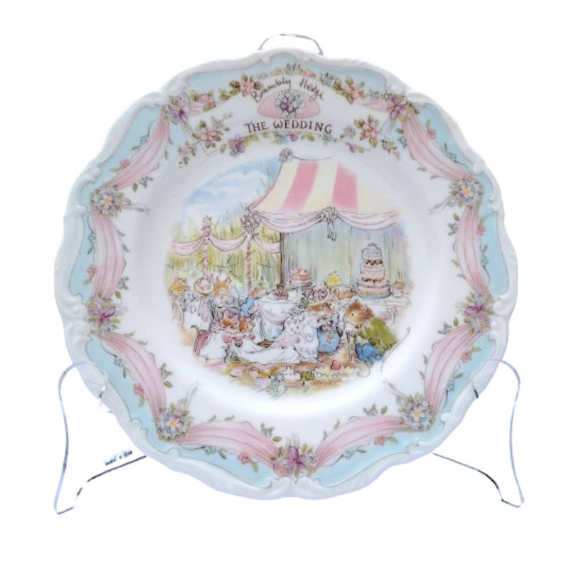 Royal Doulton Brambly Hedge The Wedding Wall Plate