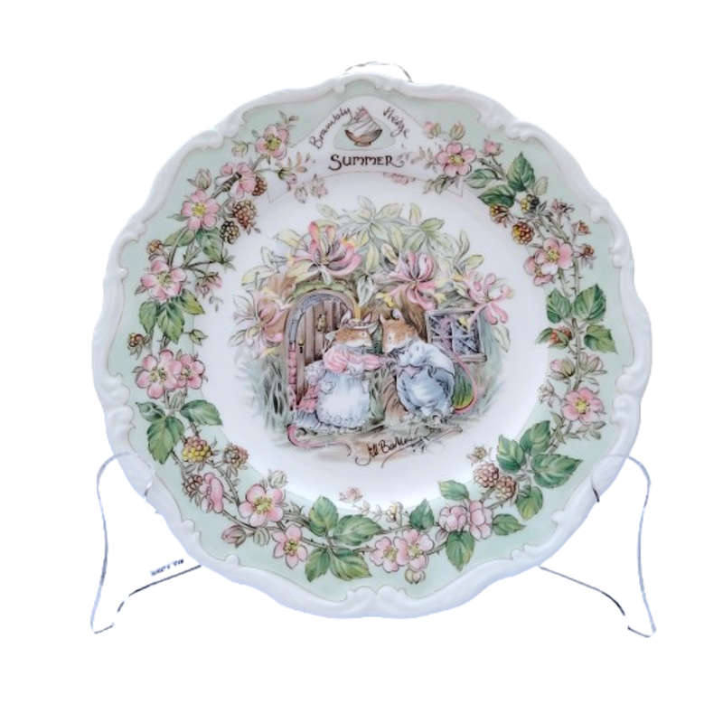 Royal Doulton Brambly Hedge Summer Series of Four Seasons Wall Plate