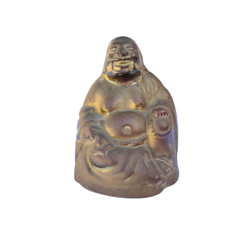 Vintage Metal Sitting Hollow Buddha