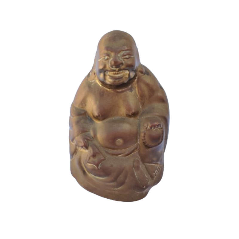 Vintage Metal Sitting Hollow Buddha