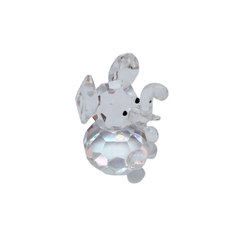 Byzantium Crystal Collection Stunning Cut Glass Crystal Elephant