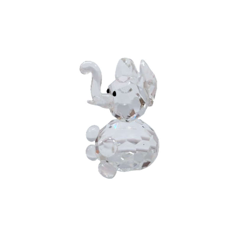 Byzantium Crystal Collection Stunning Cut Glass Crystal Elephant