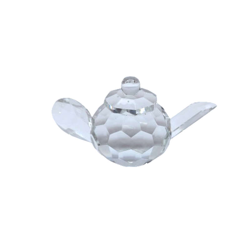 Stunning Crystal Glass Large Crystal Teapot