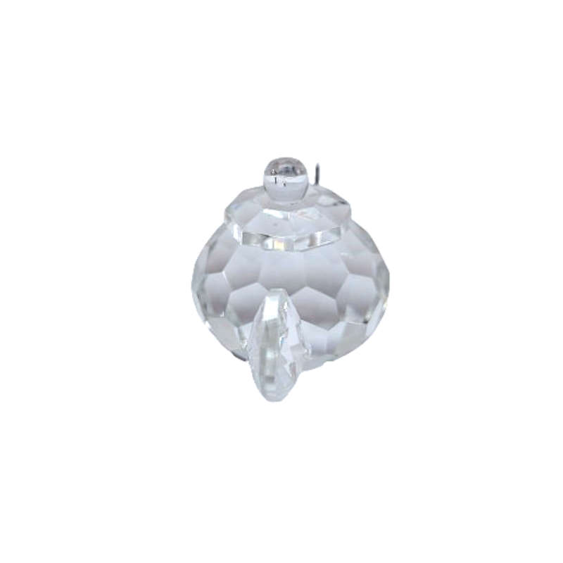 Stunning Crystal Glass Large Crystal Teapot