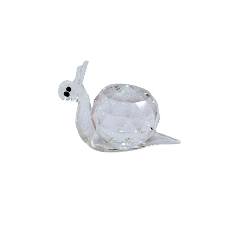 Byzantium Crystal Collection Stunning Cut Glass Large Snail
