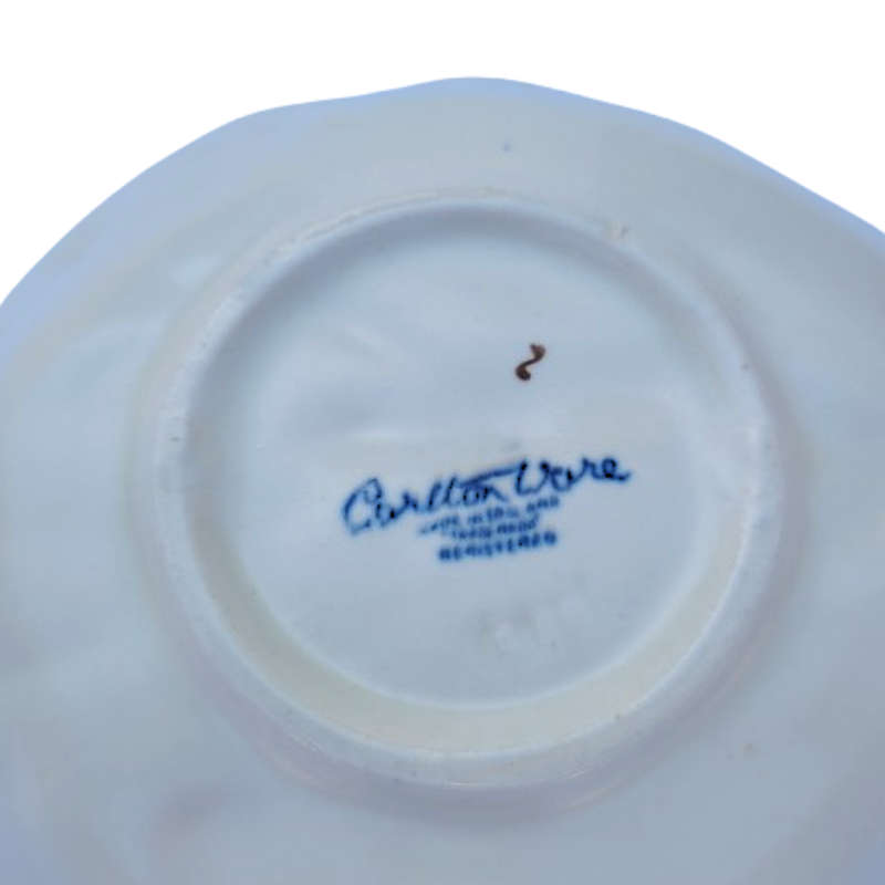 Sweet Carlton Ware Oak Tree Pattern Scalloped Dish