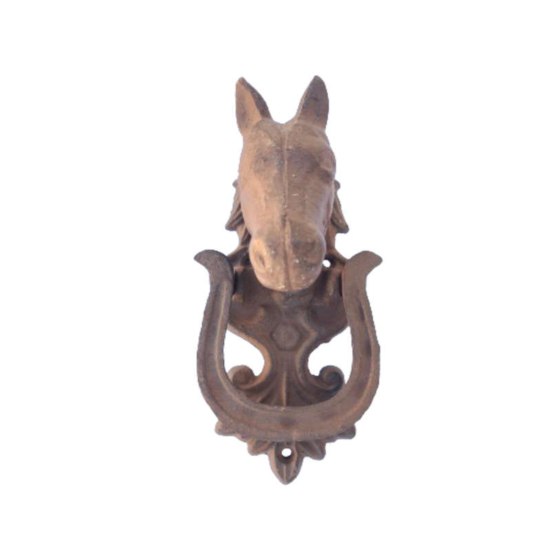 Vintage Cast Iron Horse Head Door Knocker