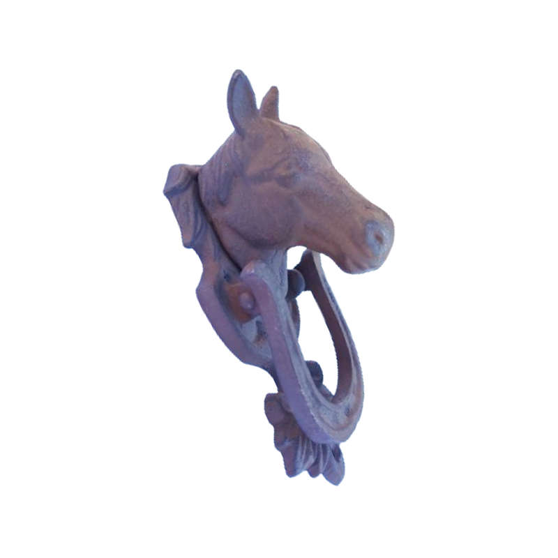 Vintage Cast Iron Horse Head Door Knocker
