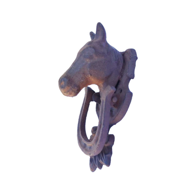 Vintage Cast Iron Horse Head Door Knocker