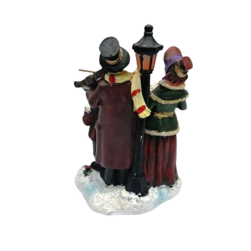 Christmas Decoration of Four Caroling Figurine
