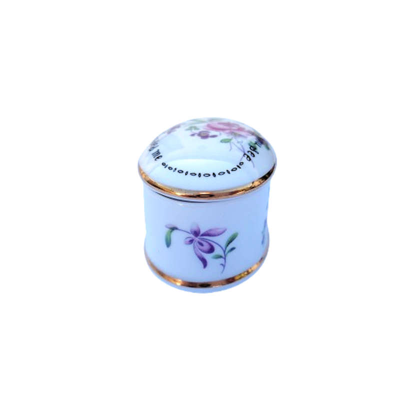 Crown Staffordshire Lidded Oval Trinket Box