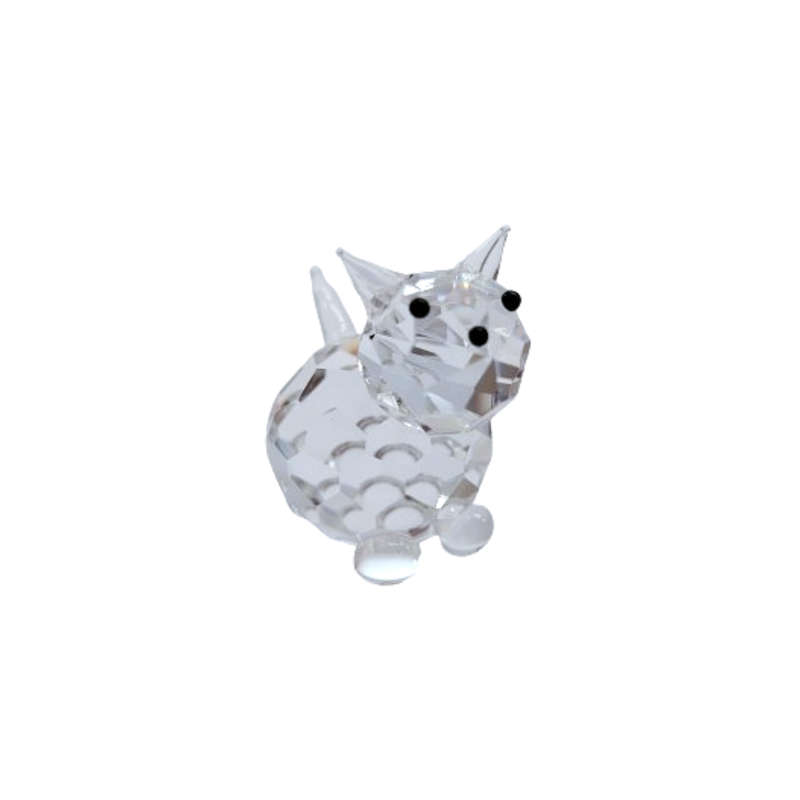 Crystal Art Stunning Cut Glass Crystal Cat Kitten