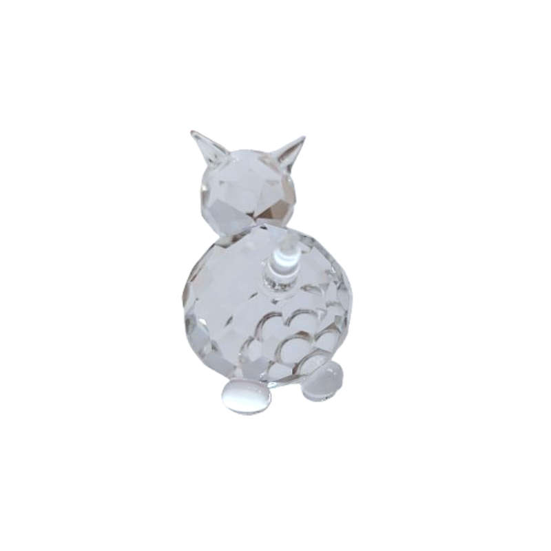 Crystal Art Stunning Cut Glass Crystal Cat Kitten