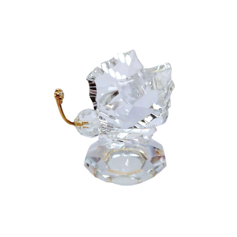 Byzantium Crystal Large Butterfly with Gold Feelers