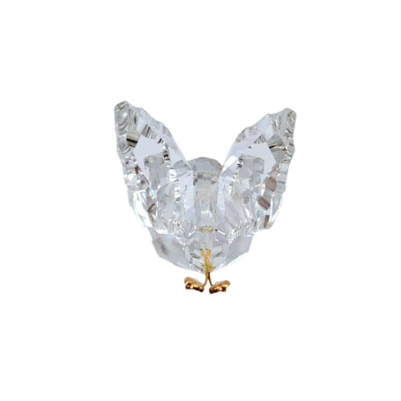Byzantium Crystal Large Butterfly with Gold Feelers