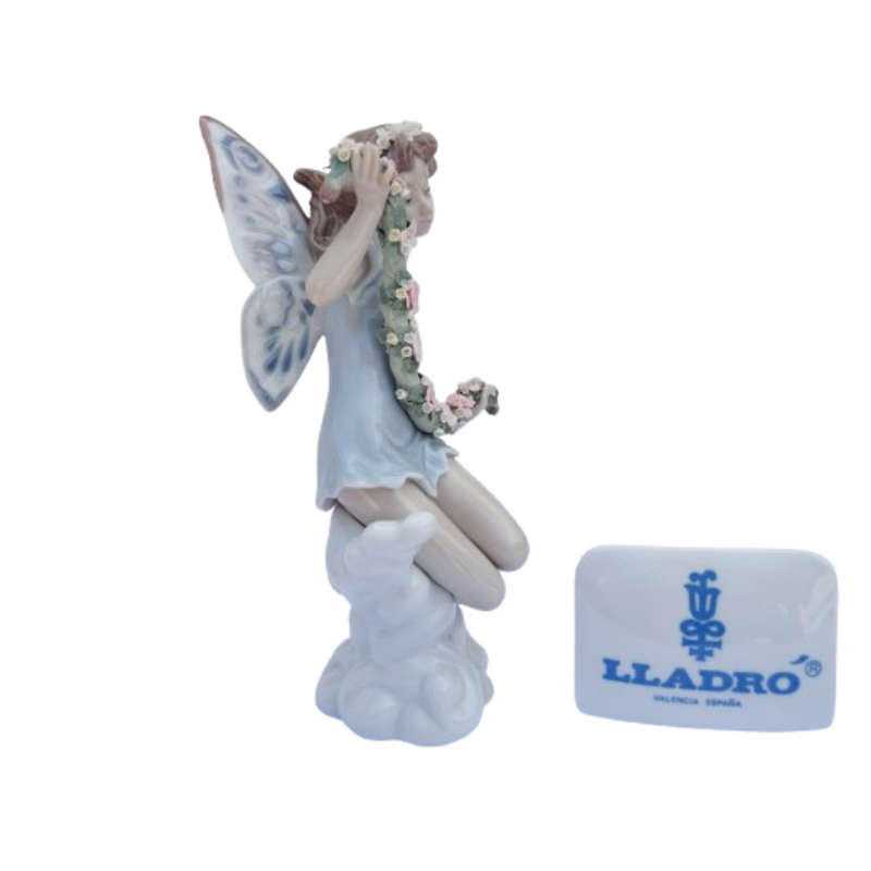 Lladro Figurine Fairy Garland Flowers #5861