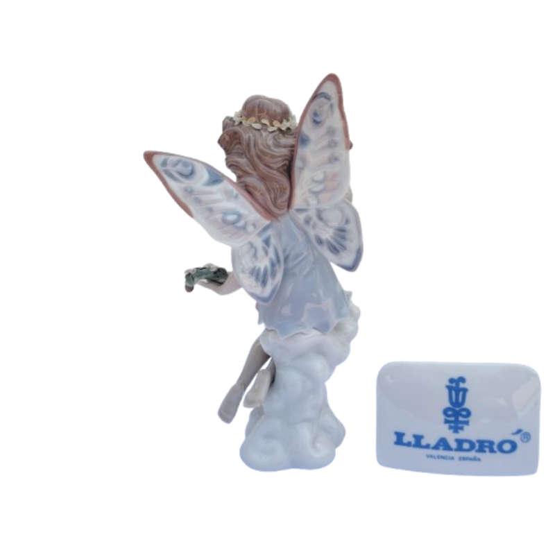 Lladro Figurine Fairy Garland Flowers #5861