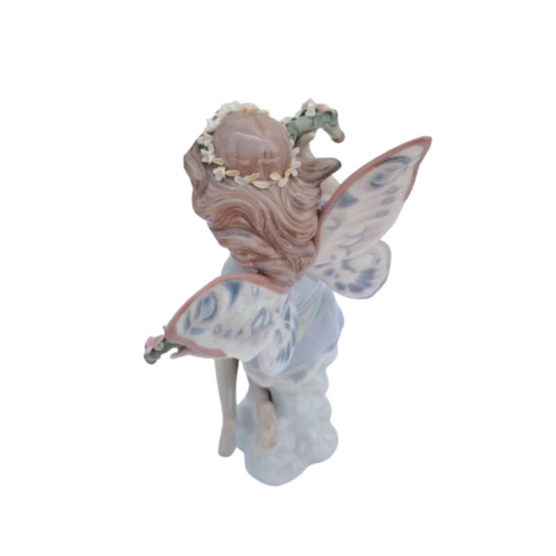 Lladro Figurine Fairy Garland Flowers #5861