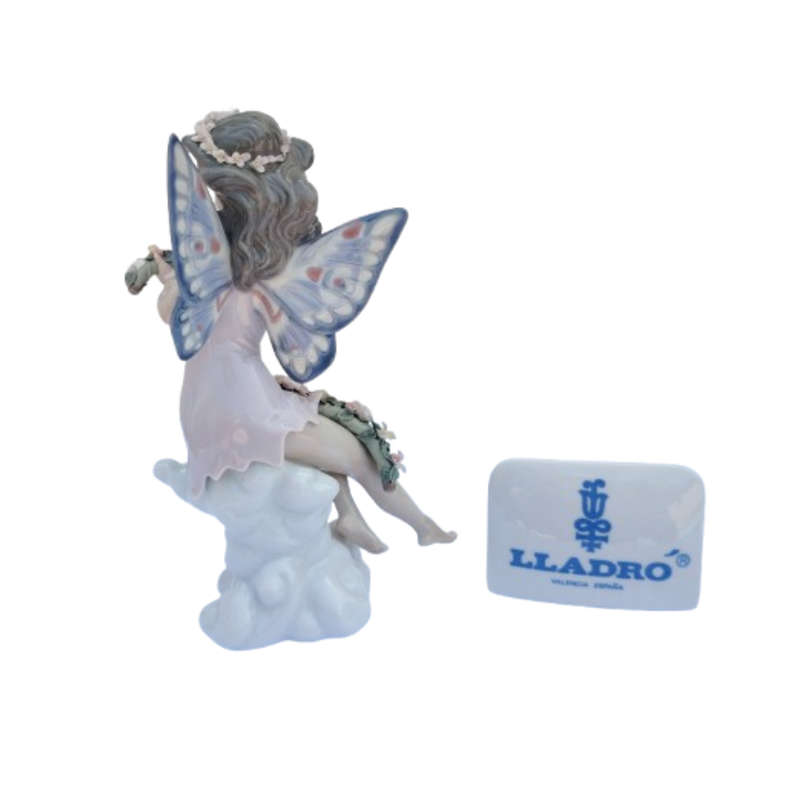 Lladro Figurine Fairy Garland Flowers #5860