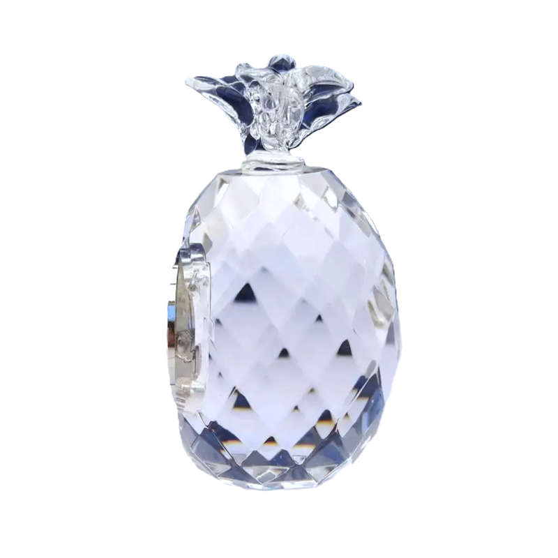 Farah Crystal Quartz Miniature Pineapple Clock