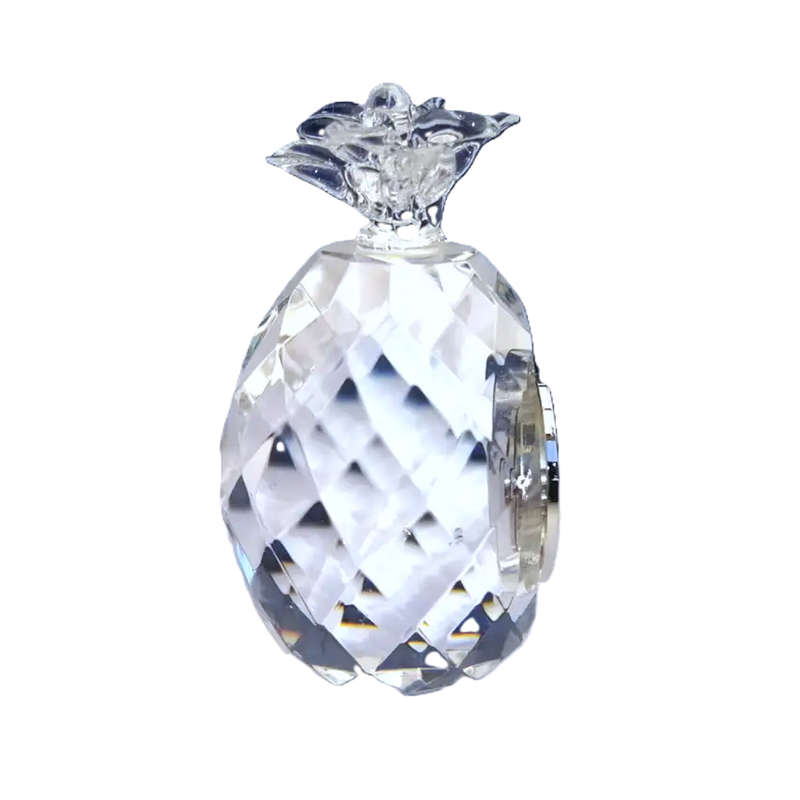 Farah Crystal Quartz Miniature Pineapple Clock