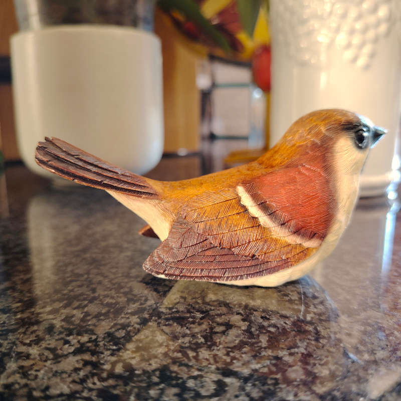 Feathers of Knysna Friends hand painted Sparrow