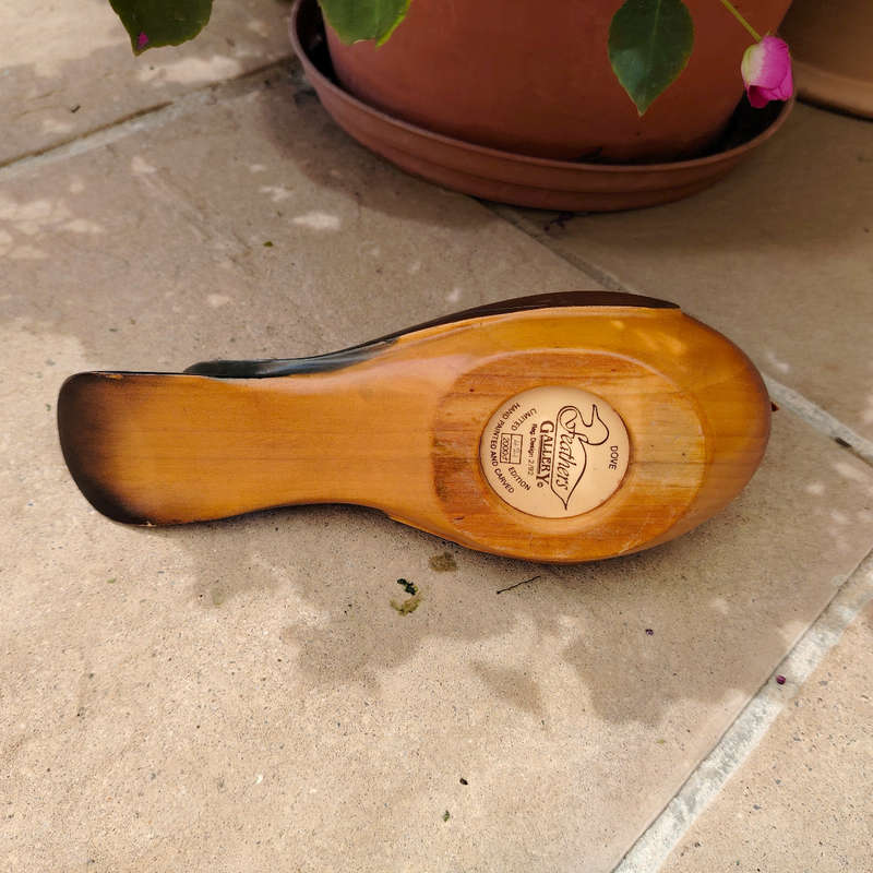 Feathers of Knysna carved and hand painted Female Dove Ltd Bird