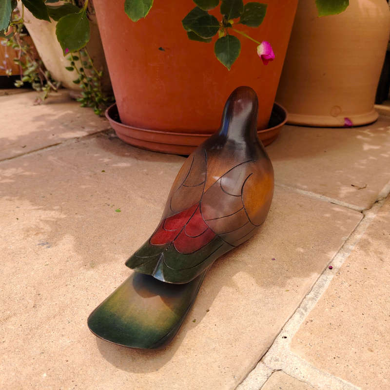 Feathers of Knysna carved and hand painted Female Dove Ltd Bird