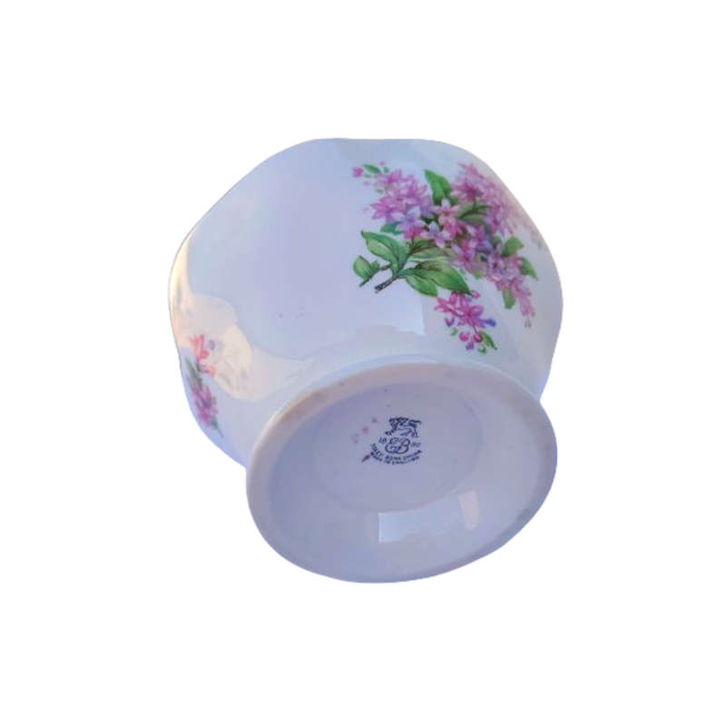 Foley Fine Bone China Pink Flowers Sugar Bowl
