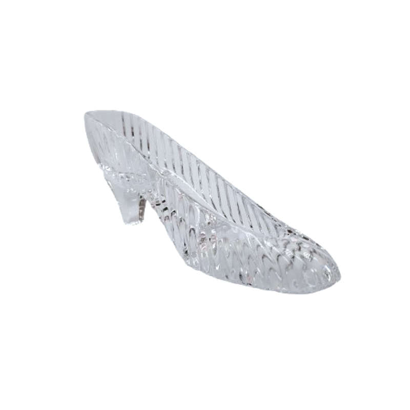 Large Galway Irish Lead Crystal Cut Glass Cinderella Slipper Shoe