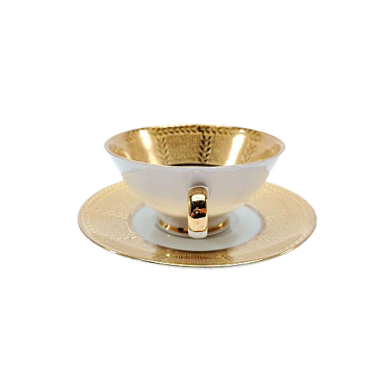 GKC Bavaria Demitasse Gold Cup and saucer Duo