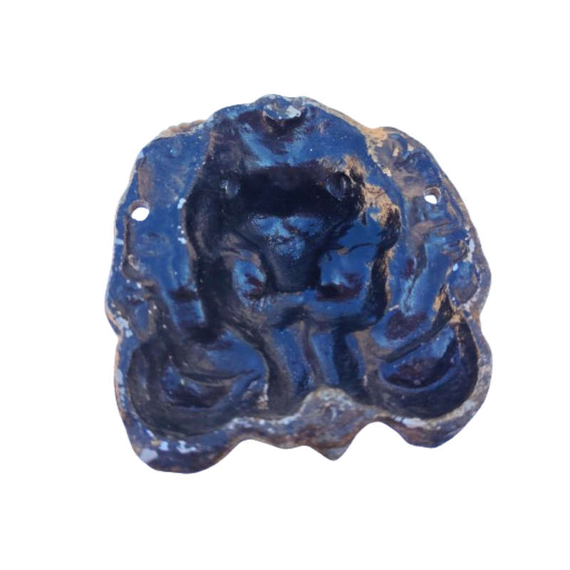Vintage Metal Lion Head Door Knocker