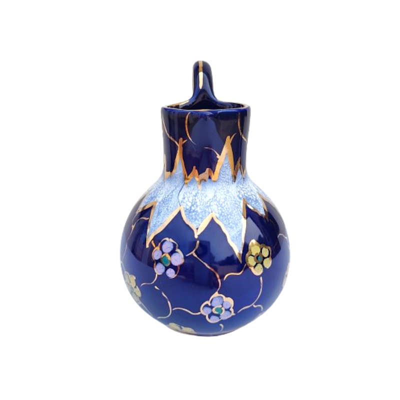 Gouda Holland Regina Paris Jug Cobalt Blue