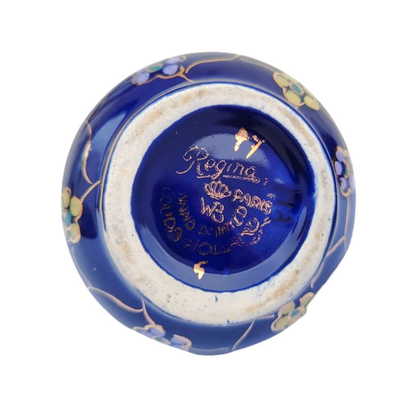 Gouda Holland Regina Paris Jug Cobalt Blue