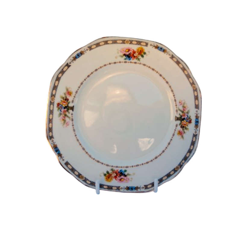 NH Grindley Winds of Ivory England Cup and Saucer Trio