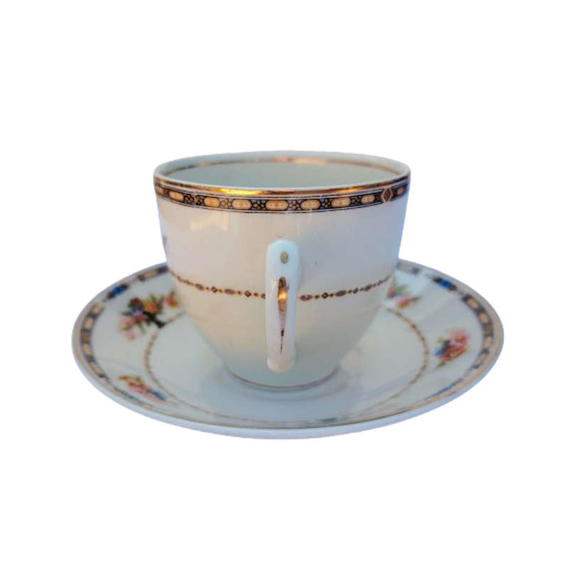 NH Grindley Winds of Ivory England Cup and Saucer Trio