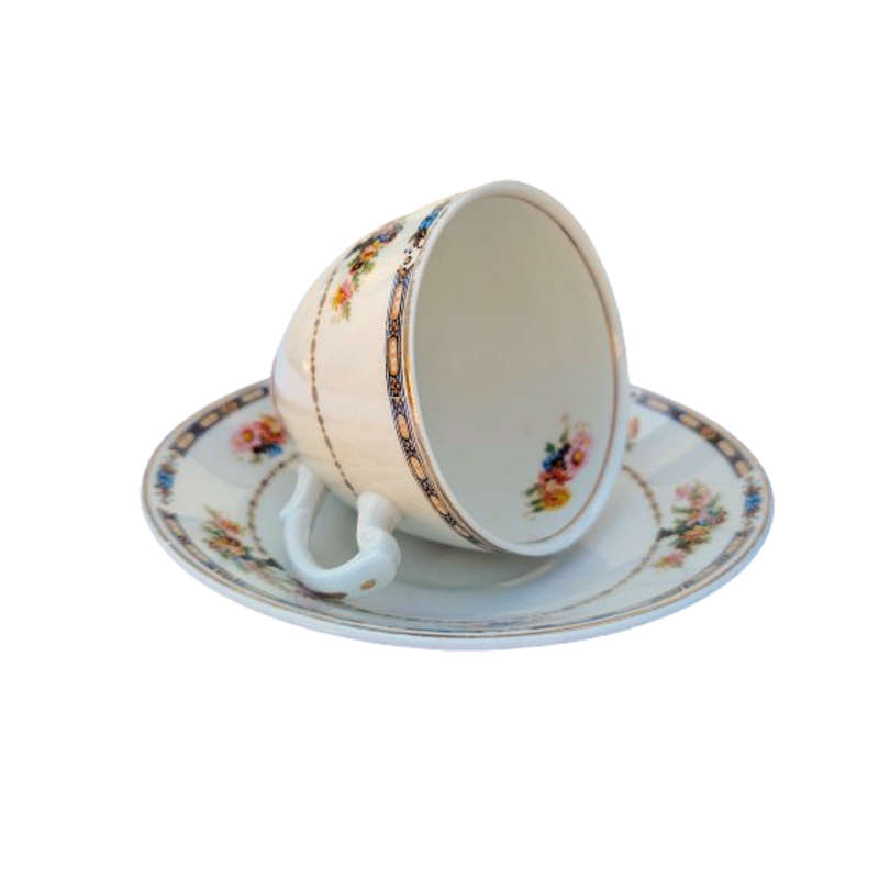 NH Grindley Winds of Ivory England Cup and Saucer Trio