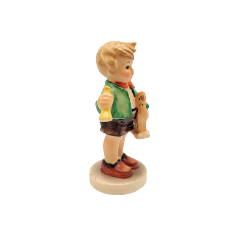 Goebel Hummel Figurine, Boy Holding Horse TKM 4 1964-1972