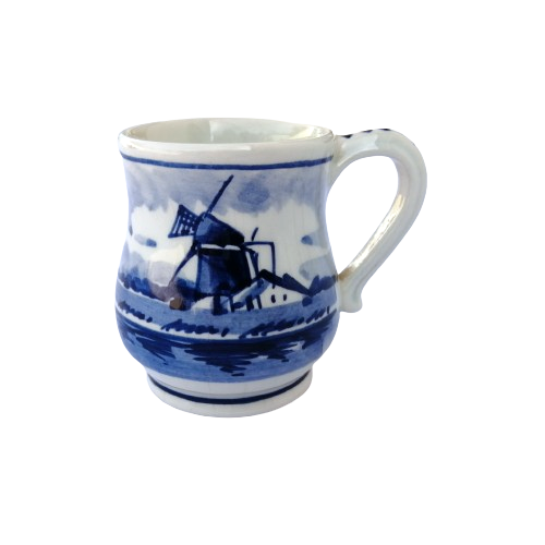 Delft hand Painted Holland Blauw Large Mug