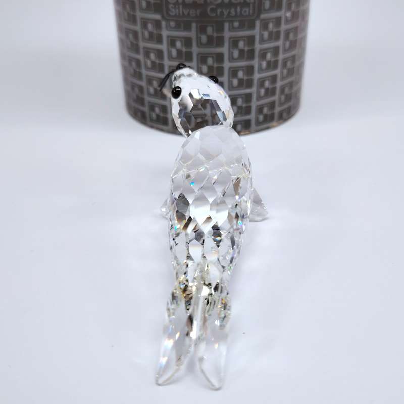 Swarovski Crystal Large Seal Black Whiskers Kingdom of Ice and Snow