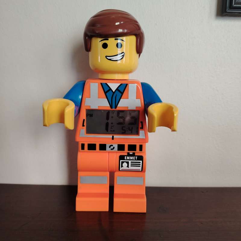 LEGO® Movie Emmet Minifigure Alarm Clock