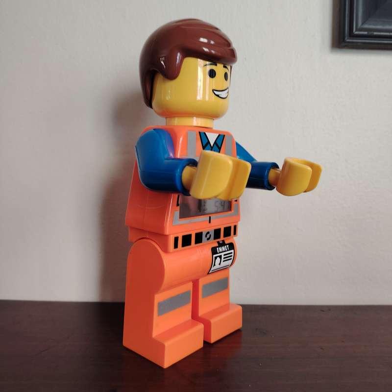 LEGO® Movie Emmet Minifigure Alarm Clock