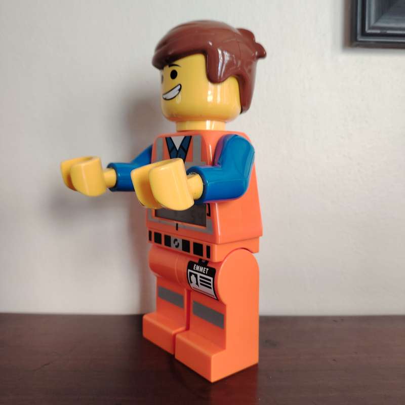LEGO® Movie Emmet Minifigure Alarm Clock