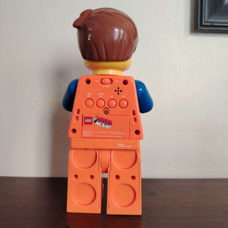LEGO® Movie Emmet Minifigure Alarm Clock